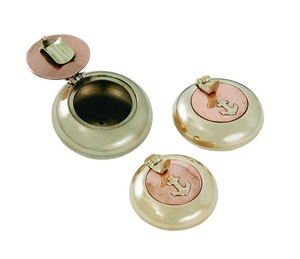 Brass Nautical <b>Ashtray</b> Customized Anchor Vintage Metal <b>Ashtray</b> Small Round Brass <b>Ashtray</b> Suppliers India - Product Image 3