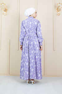 <span class=keywords><strong>Bella</strong></span> tunica di lino semplice da donna musulmana di alta qualità abbigliamento islamico modesto abito Abaya Hijab abiti tradizionali turchi - Product Image 2