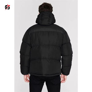 Veste d'hiver pour hommes, vêtement avec Double fermeture éclair, coupe-vent, Logo personnalisé OEM, manches longues, 100% Polyester - Product Image 3