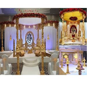 Mandaps de Fibra con Aspecto de Madera para Bodas Hindúes, Nuevo Mandap de Fibra Avni para Bodas, Magníficos Mandaps de Fibra para Bodas Indias en Venta, Fiji - Product Image 1
