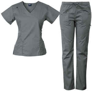 Custom Color Style Nurse Uniforms <b>Scrubs</b> <b>Set</b> Hospital Wear Wholesale Medical New Cotton Unisex <b>Scrub</b> <b>Set</b> - Product Image 5