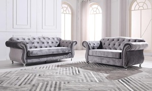 Offre Spéciale ensemble de canapé contemporain Chesterfield, meubles royaume-uni, ensemble de canapé de salon - Product Image 2