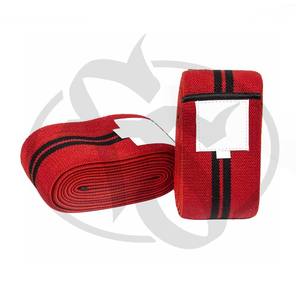 Custom Weightlifting <b>Knee</b> <b>Wraps</b>/ Heavy Duty Elastic <b>Knee</b> <b>Wraps</b> - Product Image 4