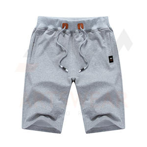 Pantalones Cortos Deportivos Unisex de Gimnasio al por Mayor, Logotipo Personalizado Bordado, Lona Sólida 100% Algodón, Pantalones Cortos de Verano de Alta Calidad para Hombre - Product Image 4