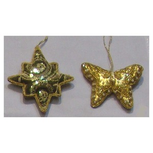 Christmas Hanging <b>Ornament</b> Tree Decoration <b>Butterfly</b> Shape - Product Image 1