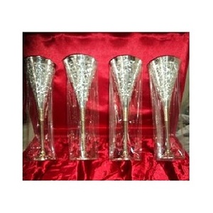 Juego de Goblets chapados en plata y latón, set de Goblets chapados en plata, hechos a mano, la mejor calidad - Product Image 1