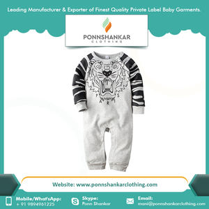 Suministro OEM 100% algodón orgánico bebé mameluco Unisex recién nacido Niño vestido para invierno elegante estilo Ins - Product Image 4