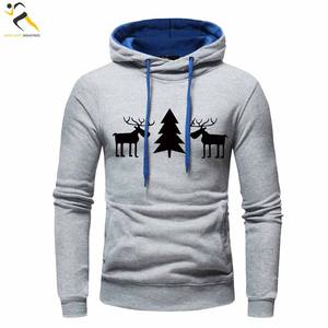 Sudaderas con capucha de manga larga de último diseño para adultos Técnicas bordadas de tela suave impermeables - Product Image 4