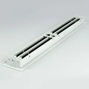 HVAC System Aluminum Linear Slot Diffusers Air Registers with Removable Core