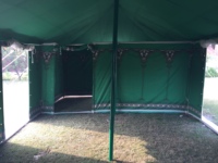 Tenda Keluarga Kanvas Katun Mewah Timur Tengah, Tenda Safari untuk Pasar Arab Saudi, Qatar, Kuwait, UEA, Tenda Kanvas Gurun Timur Tengah