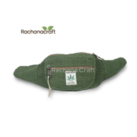 Sac de taille en chanvre végétalien naturel personnalisé en gros et sac banane fantaisie avec doublure en coton fabriqué au Népal directement de l'usine