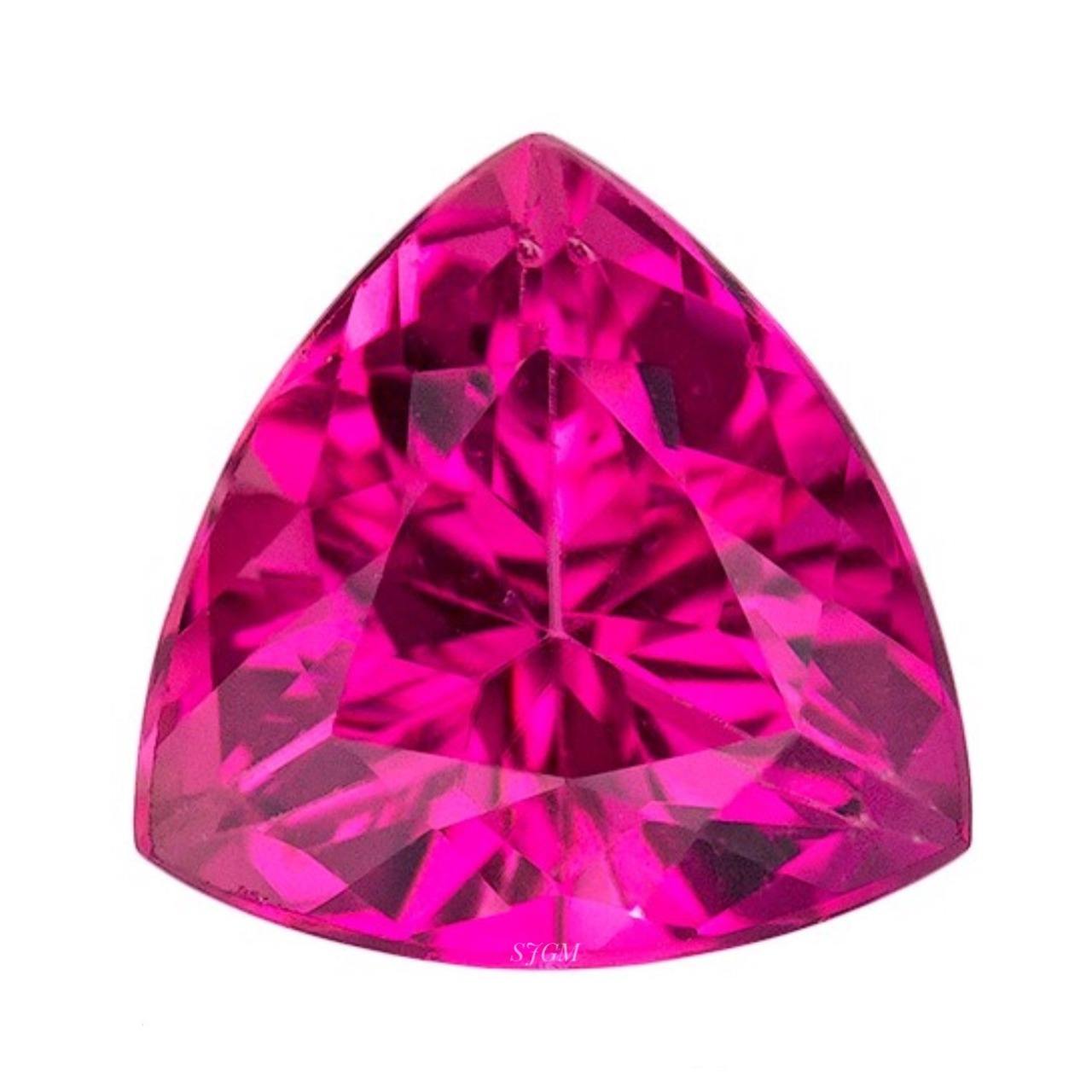 5mm Trillion Cut Natural PINK TOURMALINE Wholesale Price High Quality  Faceted Loose Gemstone NATURAL PINK TOURMALINE