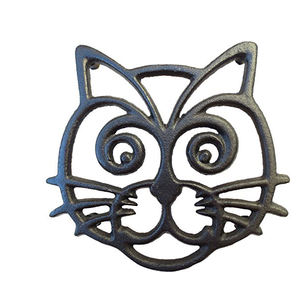 Dessous de plat fleur en fonte avec poignée - Product Image 4