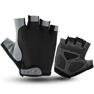 Gants de musculation unisexes en cuir, demi-doigts, imperméables et antidérapants - Product Image 1