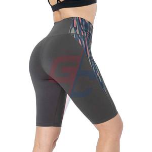 Short de motard pour femme Taille haute Compression Workout Running Yoga Short fournisseur - Product Image 5