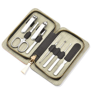 8 Pieces Manicure <b>Tools</b> <b>Nail</b> <b>Tool</b> Set <b>Nail</b> Clippers Set High Quality Manicure Pedicure Set Stainless Steel 8Pcs Manicure Kit - Product Image 5