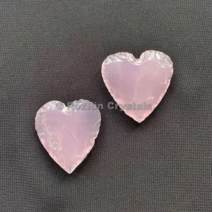 Agate <b>Heart</b> Carved Handmade Feng Shui Love Art Collectible - Product Image 1