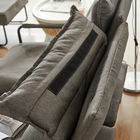 Canapé inclinable industriel moderne coréen BK avec dossier réglable et housse en tissu amovible, pliable multi-angles pour salon, individuel