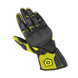 Guantes impermeables de cuero auténtico para motocicleta, de alta calidad, a la moda, para verano - Product Image 6