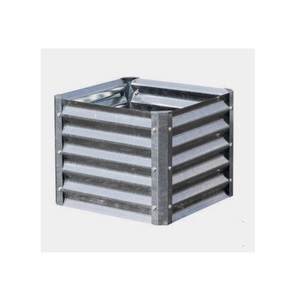 Jardinières à logo personnalisé vente en gros, jardinières de jardin modernes faites à la main élégantes en métal enduit de P. Double décoratif unique et élégant - Product Image 2