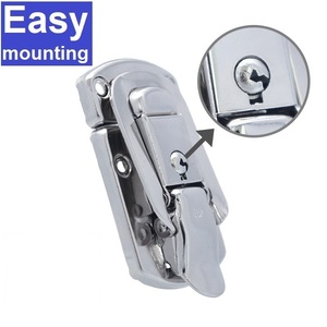 Rohs — serrure en métal argenté de polissage HC266, polissage durable et de haute sécurité avec serrure pour boîtier de route - Product Image 1