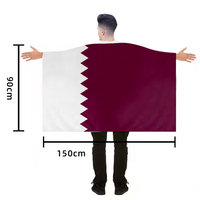Drapeau personnalisé à porter en arabie saoudite, états-unis, argentine, Portugal, équateur, fans, arabie saoudite, cape