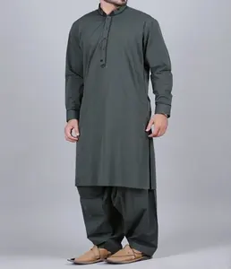 时尚男装连衣裙shalwar kameez的自定义颜色