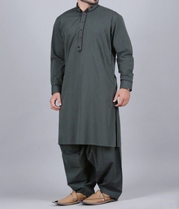 Robe Ethnique Élégante pour Homme Couleur Personnalisée Shalwar Kameez Coton Salwar pour Adultes - Product Image 1