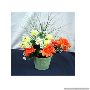 Jardinière en métal fer cuivre antique design fantaisie fait main pour la décoration de jardin et de restaurant - Product Image 5