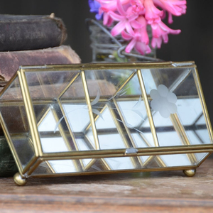 | Mirrored Jewelry <b>Box</b> | <b>Ring</b> <b>Box</b> | Alternative <b>Ring</b> Pillow - Product Image 1