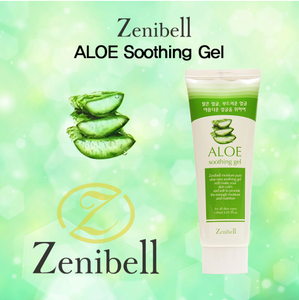 Cosmétique coréen ZENIBELL TUBE ALOE SOOTHING GEL Soin naturel de la peau 120ml Hydratant Apaisant Nutrition pour femmes - Product Image 2