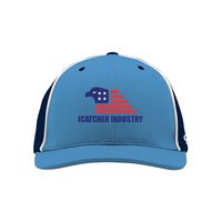 Gorras de béisbol de algodón con Logo personalizado para hombre, gorras masculinas con estampado de seis paneles, diseño elegante, azul marino