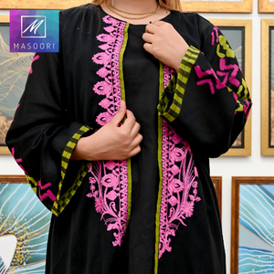 High Quality Masoori Women's Designer Gown Style Embroidery Digital Print Indian/Pakistani Cotton Party Wear <b>Kurti</b> Inner 2022 - Product Image 5