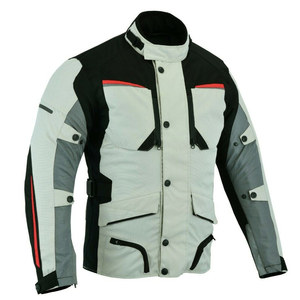 Chaqueta larga de motocicleta para hombre, textil impermeable - Product Image 3