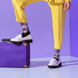 Chaussettes de sport de cyclisme à compression tendance - Product Image 6