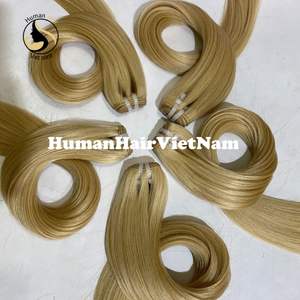 Extensiones de cabello humano virgen, 100% de cutícula, humano, alineación, #60/#613, Color, venta al por mayor - Product Image 5