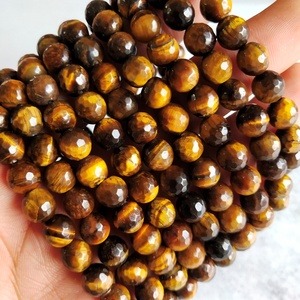Silicone Wholesale Beads for Jewelry Making <b>Stone</b> Healing Crystal Beads Faceted tiger Eye Machine Beads Wholesale Silicone <b>Resin</b> - Product Image 4