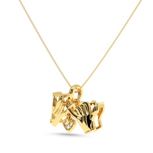 Colgantes y Dijes de Diamantes para Mujer Certificados por IGI e Ingemco Lab, Precio al por Mayor de DJewels Diamond Jewelry Showroom en India - Product Image 2