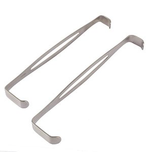 Retractor Parker Langenbeck de acero inoxidable US-Army Set de 2 40mm x 15mm y 45mm x 15mm, 21cm Instrumentos quirúrgicos Pakistán Mahersi - Product Image 2