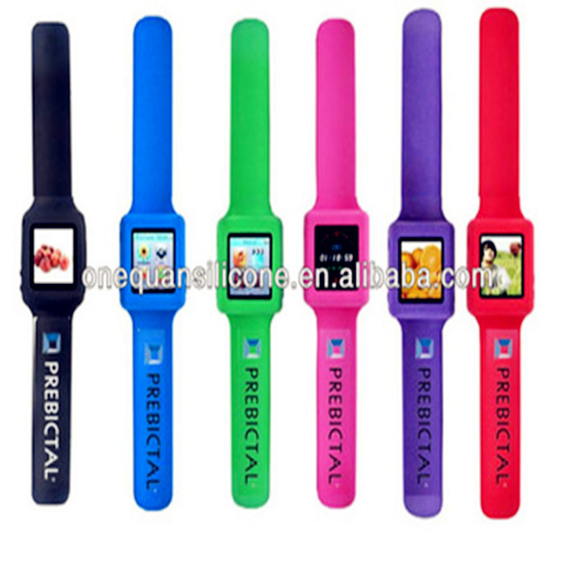 Мода цифровые силиконовые шлепки MP4 часы, дешевые MP4 часы