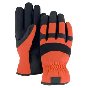 Beste Kwaliteit Beschermende Synthetisch Leer Mechanica Industriële Handschoenen Beste Hand Fit Work Veiligheid Handschoenen