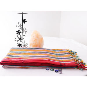 Toalla de playa turca Kikoy de la mejor calidad, toalla Kikoy de 100% algodón, elegantes Toallas de playa de golf a rayas tradicionales de la India - Product Image 4