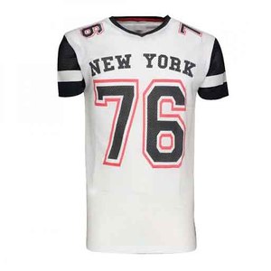 <b>Elite</b> Wildcats American Football Jersey Unisex V-Neck Sublimated Mesh Breathable Short Sleeve Athletic Fit Anti-Bacterial Quick - Product Image 2