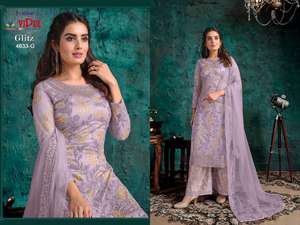 ชุดสนามหญ้าสไตล์ปากีสถาน,ดีไซน์ใหม่พร้อมงานปักคุณภาพสูงสำหรับสุภาพสตรี - Product Image 5