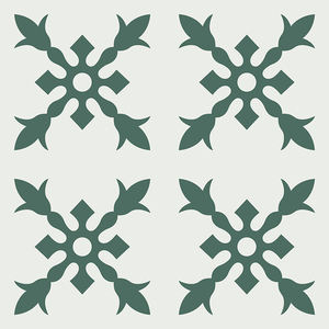 Carrelage en ciment encaustique - CTS 179.1 200x200mm, antidérapant, corps plein, carrelage de sol intérieur - Product Image 2