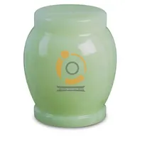 Marmo onice Cenere Urna Nuovo Prodotto Da Tavolo Top Decorativo Verde Onyx di Pietra Vaso di Artigianato Urne