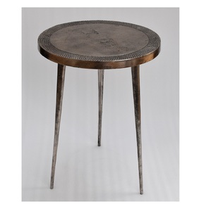 High Quality <b>Promotional</b> Custom Modern Metal Side <b>Table</b> Vintage Side <b>Table</b> Round Top living room sofa side coffee <b>table</b> - Product Image 4