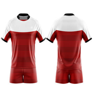 Kit de Rugby 350gsm sur mesure impression entièrement sublimée uniformes de Rugby respirants ensemble de maillots de Rugby - Product Image 6