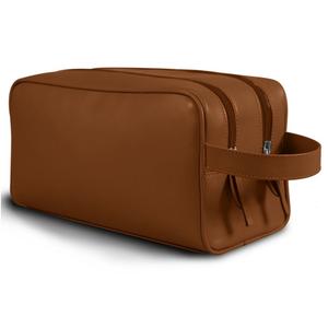 Travel <b>Toiletry</b> <b>Bag</b> <b>Leather</b> Cosmetic Makeup Organizer - Product Image 1