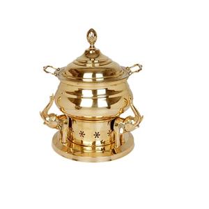 Nuevo Diseño de Plato para Calentar Comida, Color Dorado, Forma Redonda, Acero Inoxidable, para Proveedor Mayorista - Product Image 4